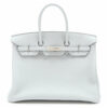 HermesBirkin35TaurillonClemenceBluepaleSilverMetalfittingsU202201