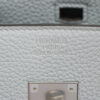 HermesBirkin35TaurillonClemenceBluepaleSilverMetalfittingsU202210