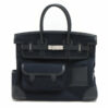 HermesBirkinCargo35ToileGoelanxSwiftBlackxNavySilverMetalfittingsU202201