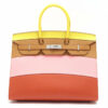HermesBirkinrainbow35VeauEpsomLimexsesamexroseconfettixtailbutterySilverMetalfittingsZ202101