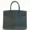 HermesBirkinserieKazak30VeauEpsomBlueindigoxblackxbluefridaGoldMetalfittingsZ202102
