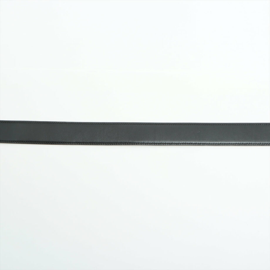 Hermès H Belt  Belt GP & leather Black