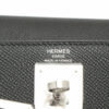 HermesKelly28VeauEpsomBlackSilverMetalfittingsU202210