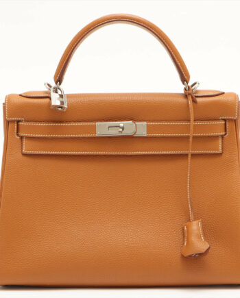 Hermes Kelly 32 Togo bag gold Silver Metal fittings