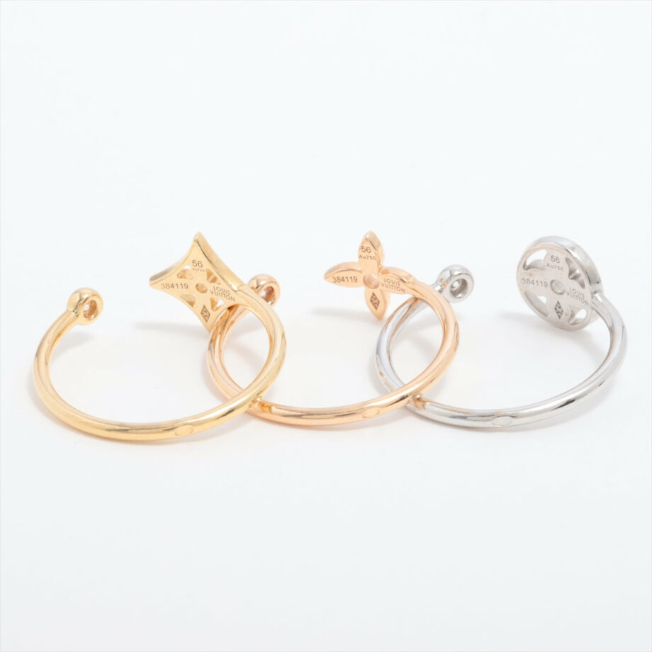 Louis Vuitton Berg Monogram Idylle Three Gold diamond