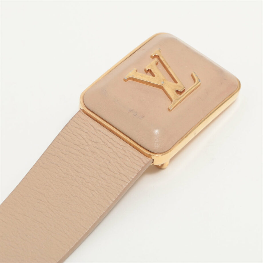 Louis Vuitton Belt 85 Leather Beige