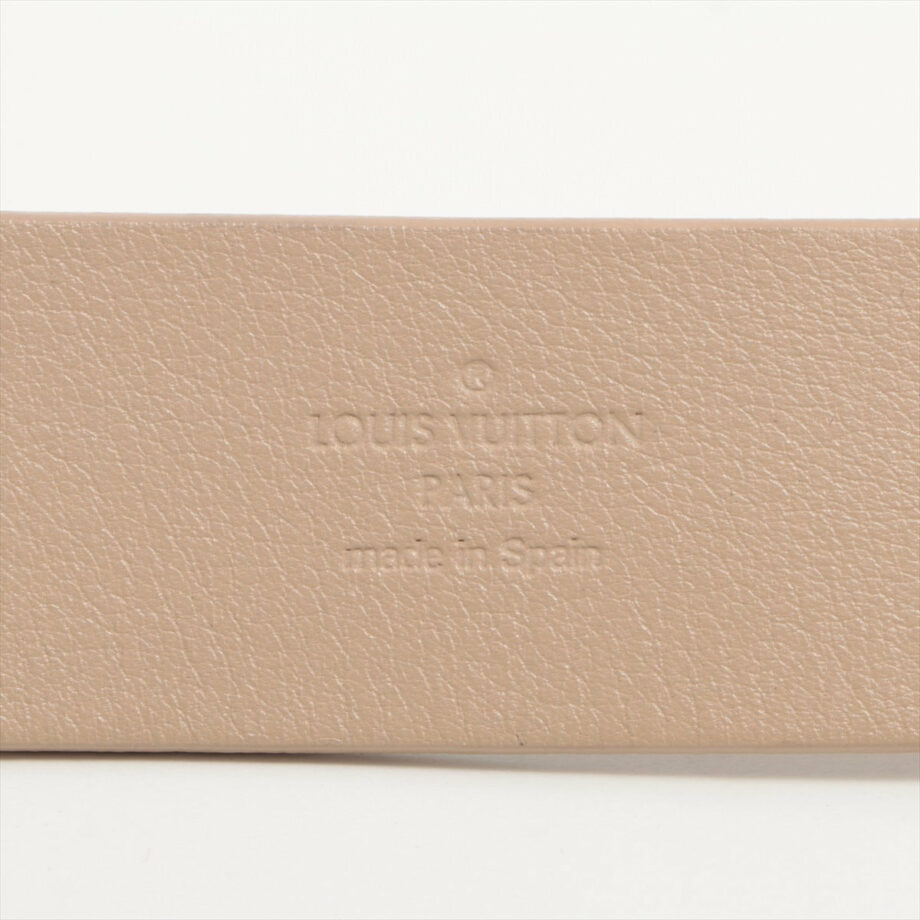 Louis Vuitton Belt 85 Leather Beige