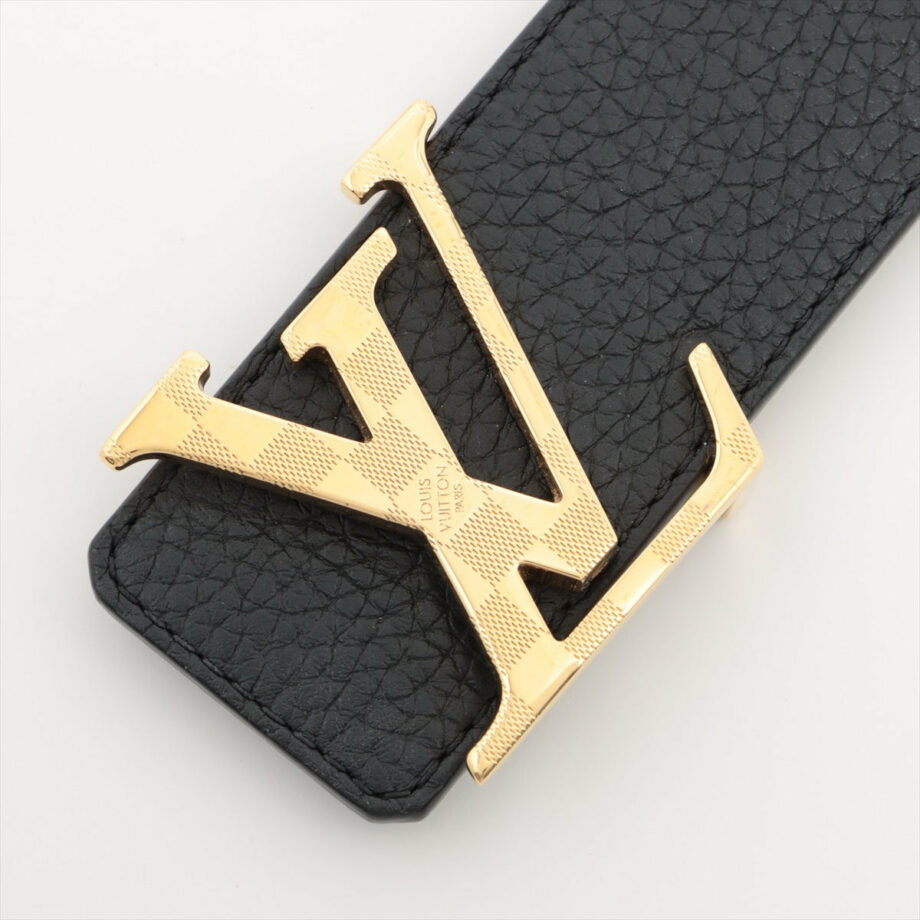 Louis Vuitton San Tulle LV Damier Belt 85 Leather Black