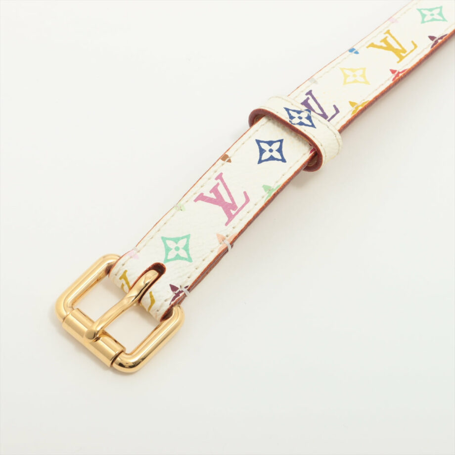 Louis Vuitton San Tulle Belt 80 PVC & leather Bron