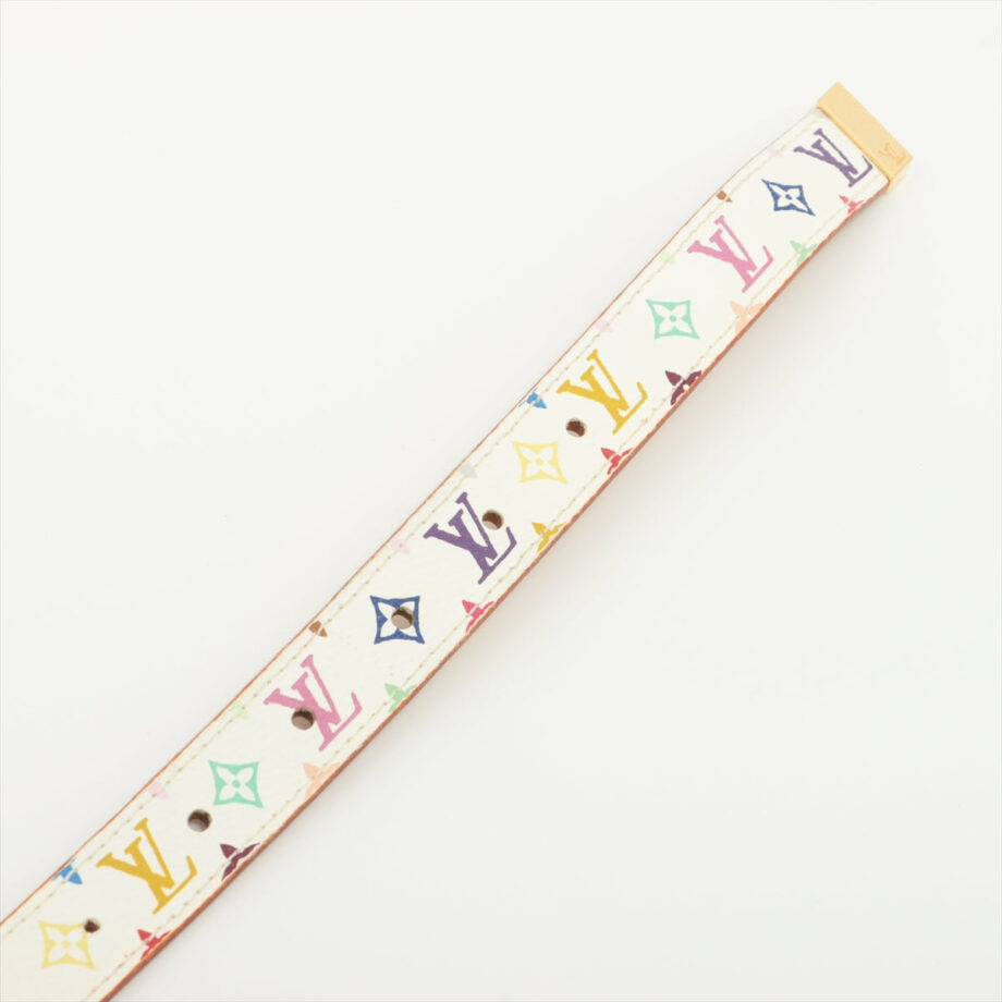 Louis Vuitton San Tulle Belt 80 PVC & leather Bron