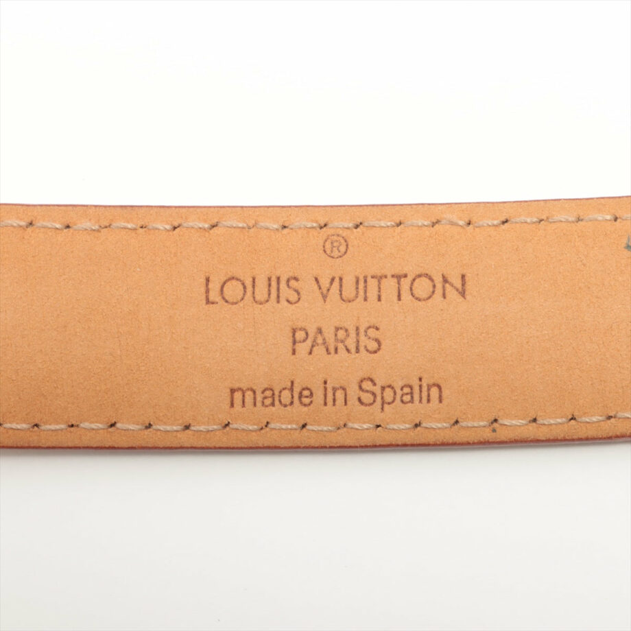 Louis Vuitton San Tulle Belt 80 PVC & leather Bron