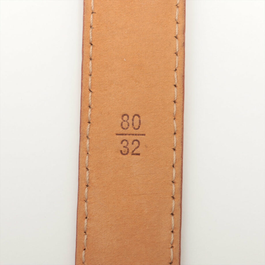 Louis Vuitton San Tulle Belt 80 PVC & leather Bron