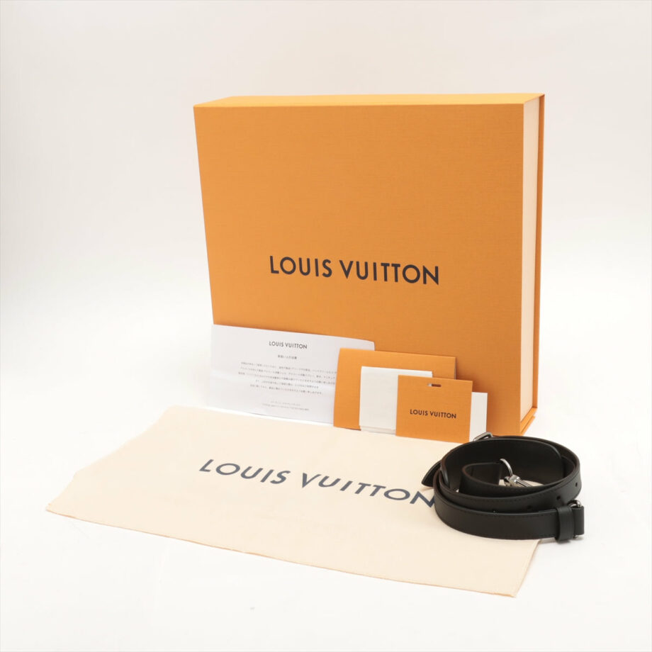 Louis Vuitton Monogram Eclipse Sac Plat Cross M46098