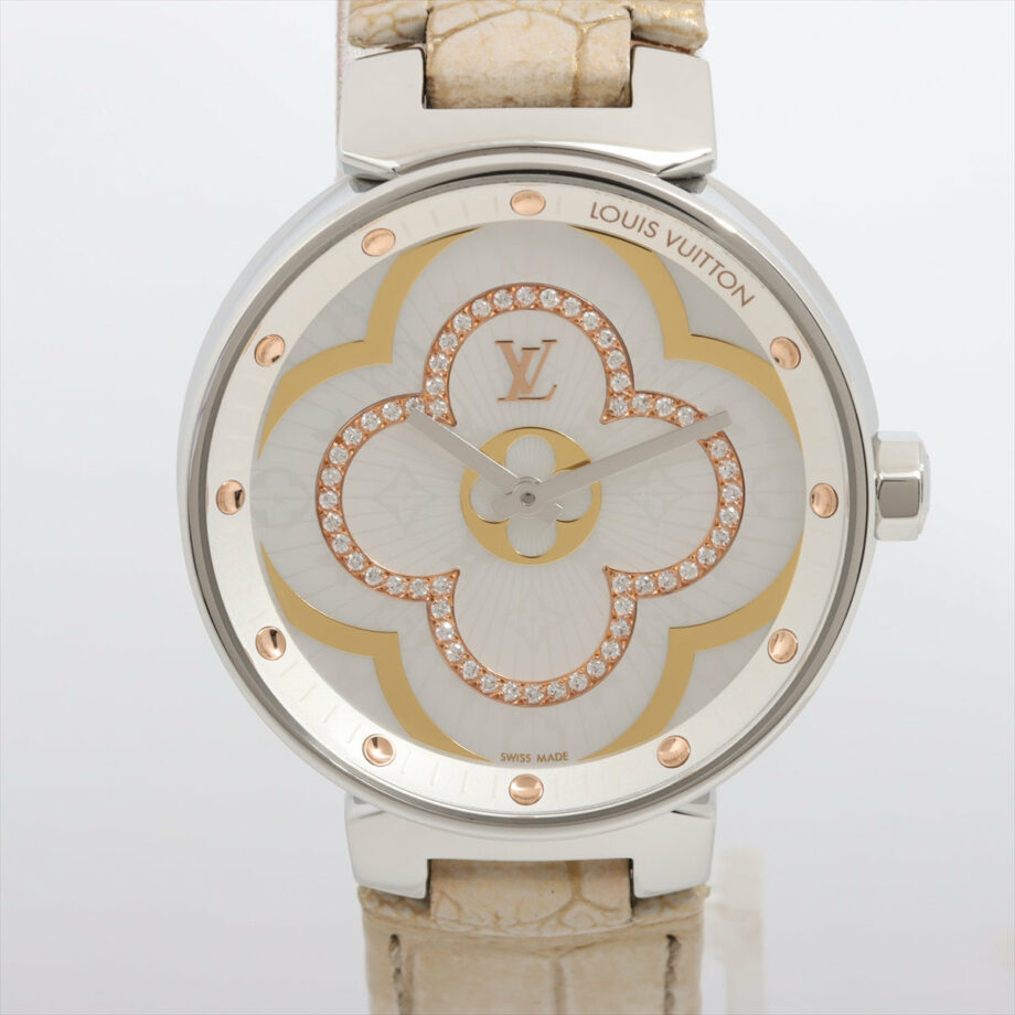 Louis Vuitton Tambour Moon Divine Yellow shell dial