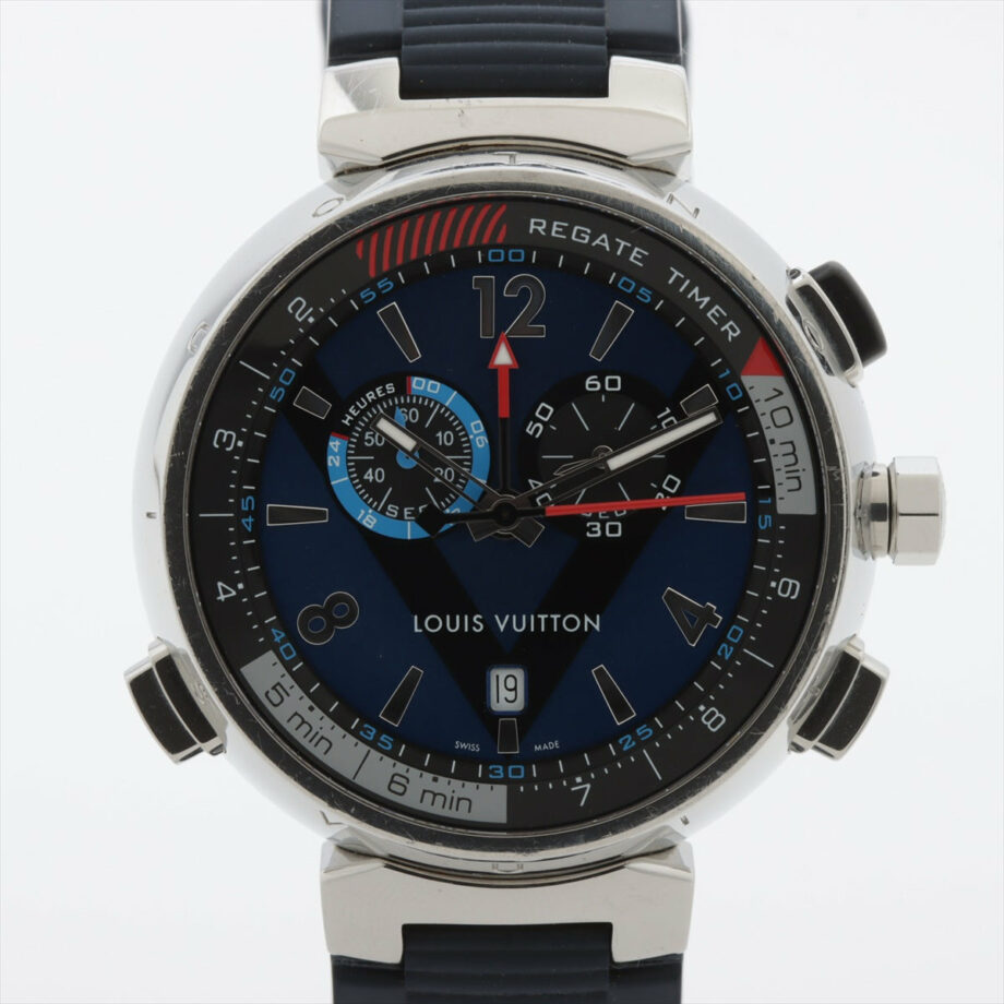 Louis Vuitton Tambour Regatta Chronograph  Blue-Face