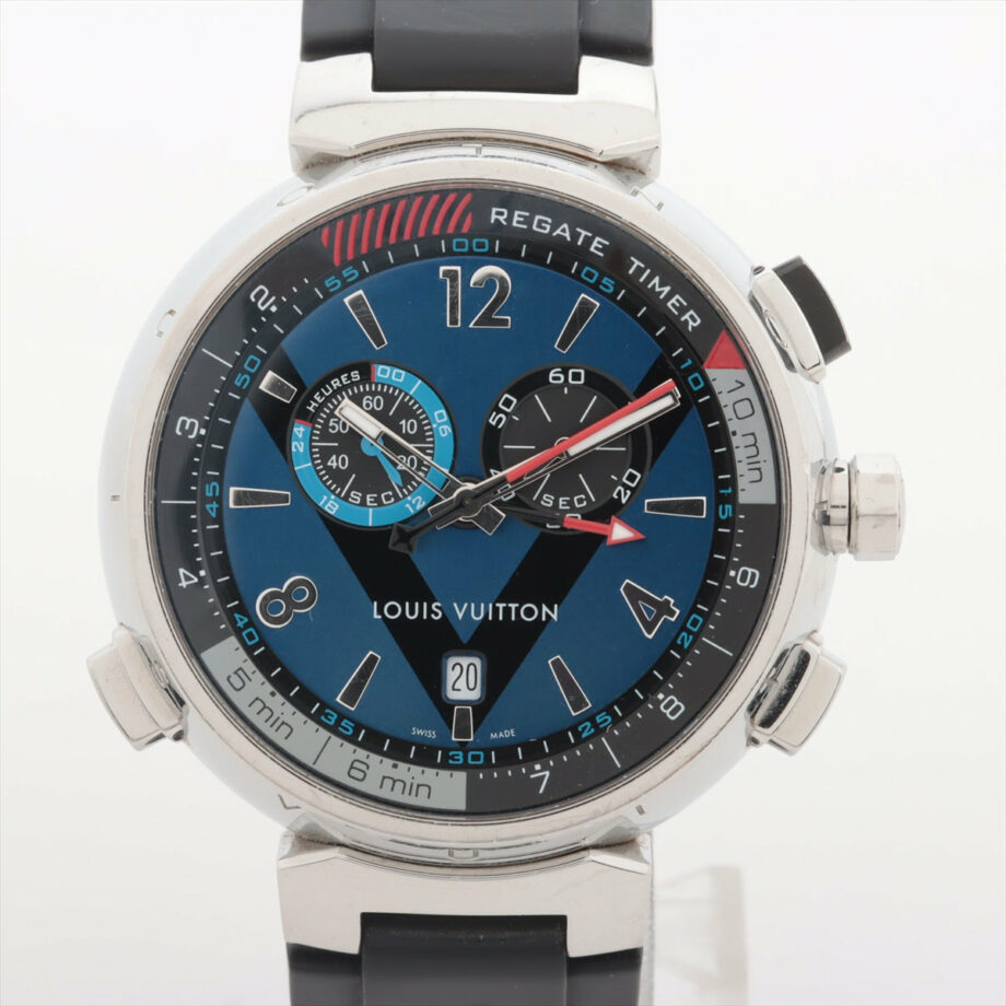 Louis Vuitton Tambour Regatta Chronograph Blue-Face