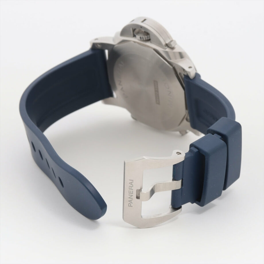 Panerai Luminor Chrono PAM01218 PL0118703 SS & rubber AT White-Face