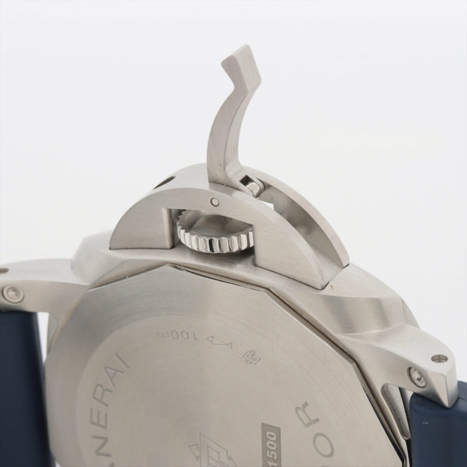 Panerai Luminor Chrono PAM01218 PL0118703 SS & rubber AT White-Face