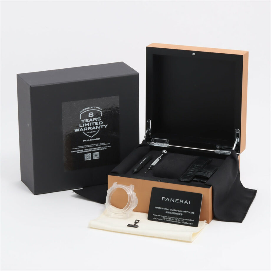Panerai Luminor Chrono PAM01218 PL0118703 SS & rubber AT White-Face