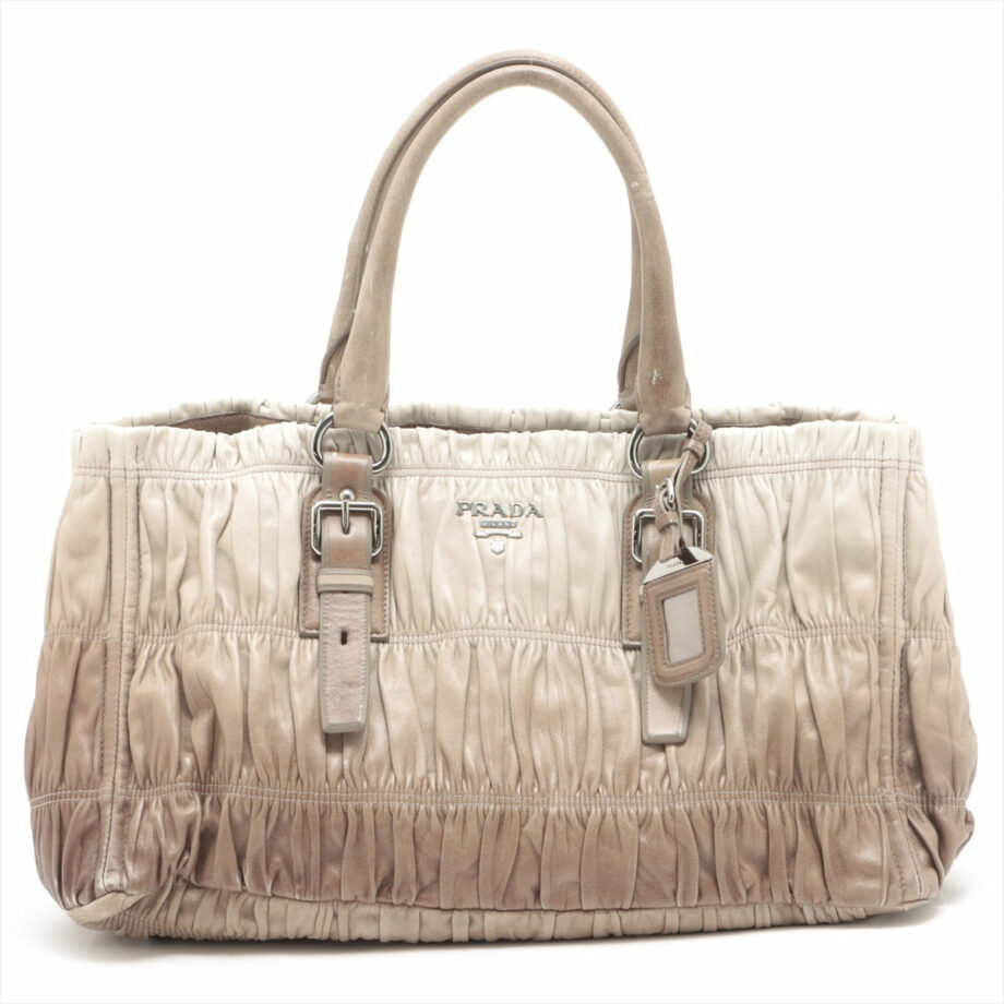 Prada Leather Tote bag Grey