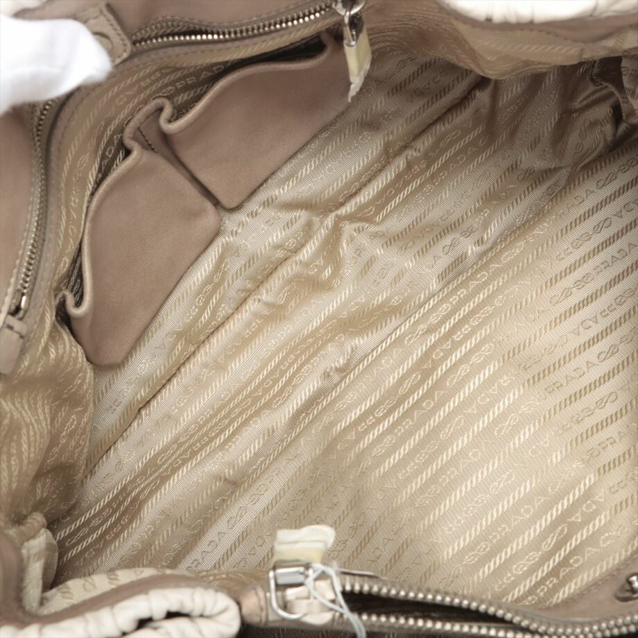 Prada Leather Tote bag Grey