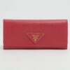 PradaSaffiano1M1132LeatherWalletPink1