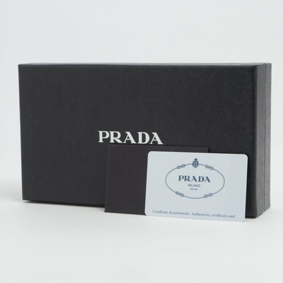 Prada Saffiano Leather Wallet Pink