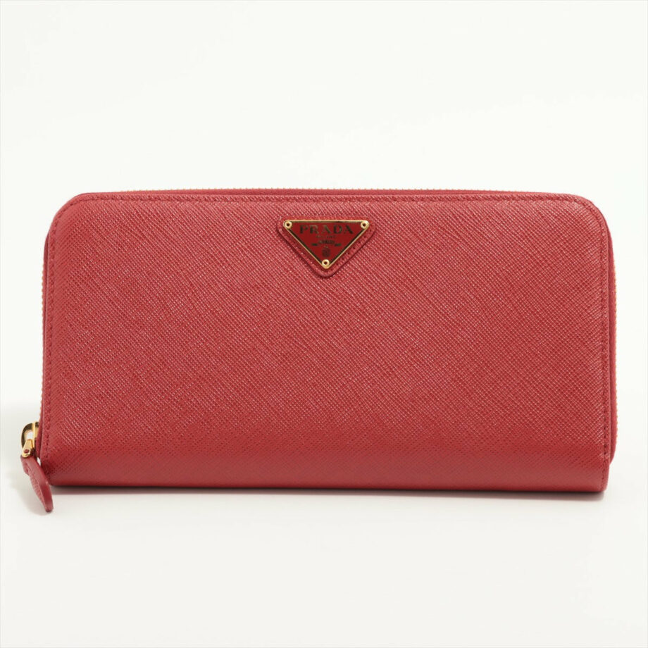 Prada Saffiano Leather Wallet Black