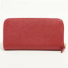 PradaSaffiano1ML506LeatherRound-Zip-WalletRed2
