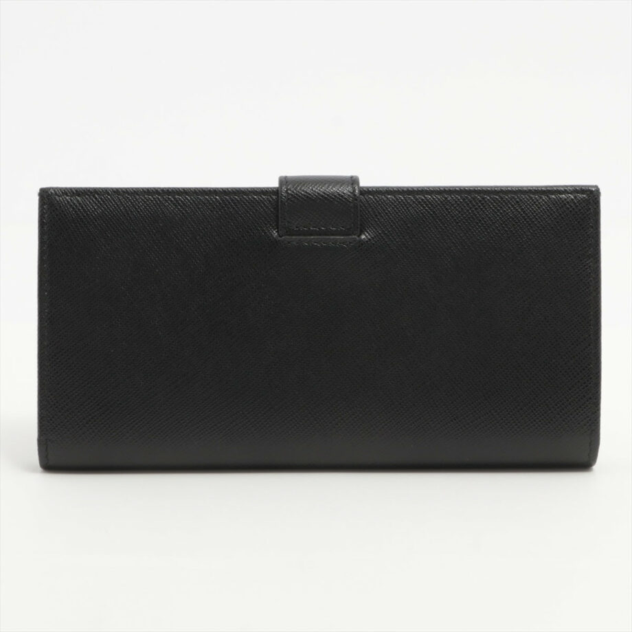 Prada Saffiano Leather Wallet Black