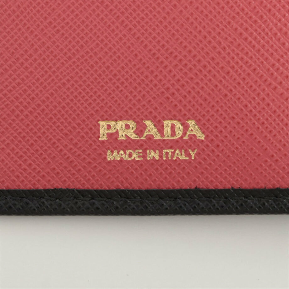 Prada Saffiano Leather Wallet Black