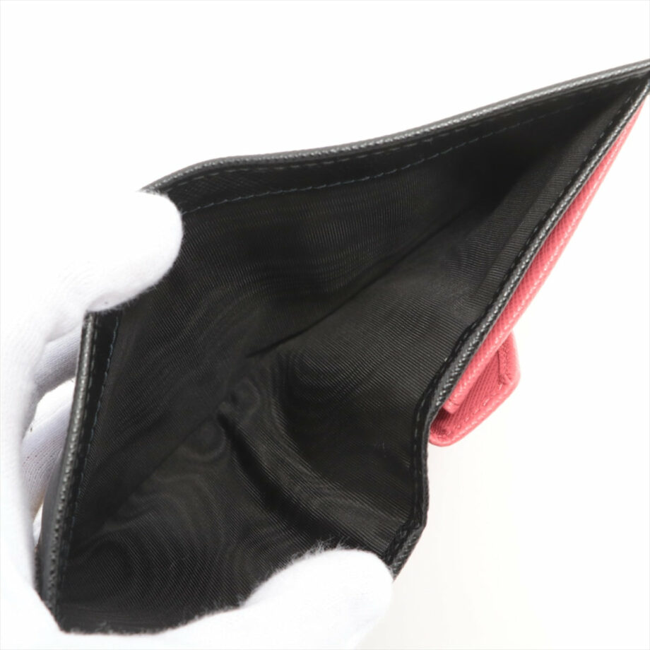 Prada Saffiano Leather Wallet Black