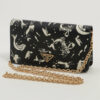 PradaSaffianoLeatherChainwalletBlackxWhite6