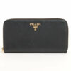 PradaSaffianoMartik1ML506LeatherRound-Zip-WalletBlack1