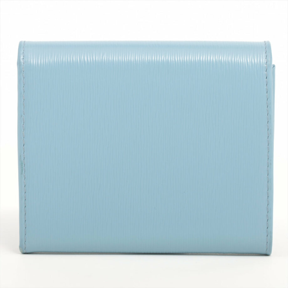Prada Saffiano Leather Wallet Blue