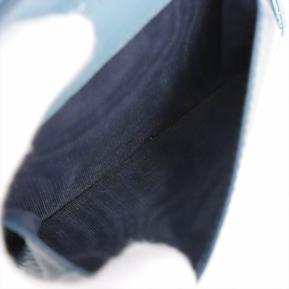 Prada Saffiano Leather Wallet Blue