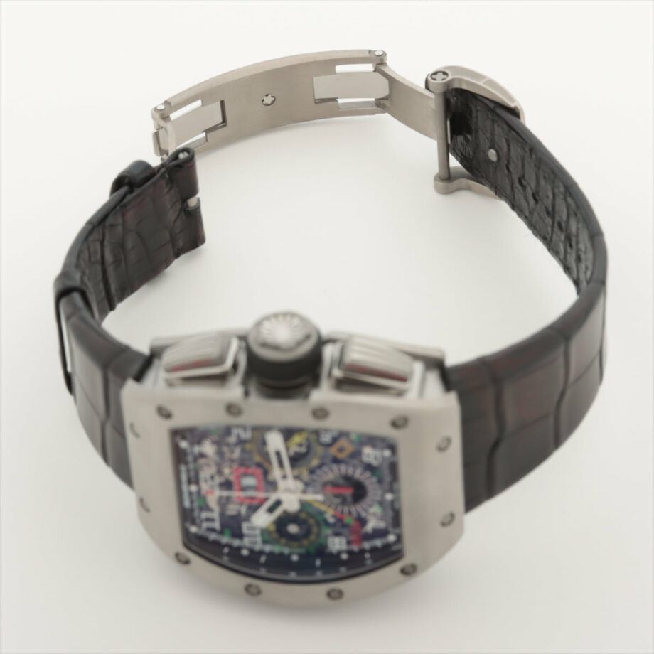 Richard Mille Automatic Flyback Chronograph Felipe Massa RM11-02 022 Ti & leather AT Skeleton dial