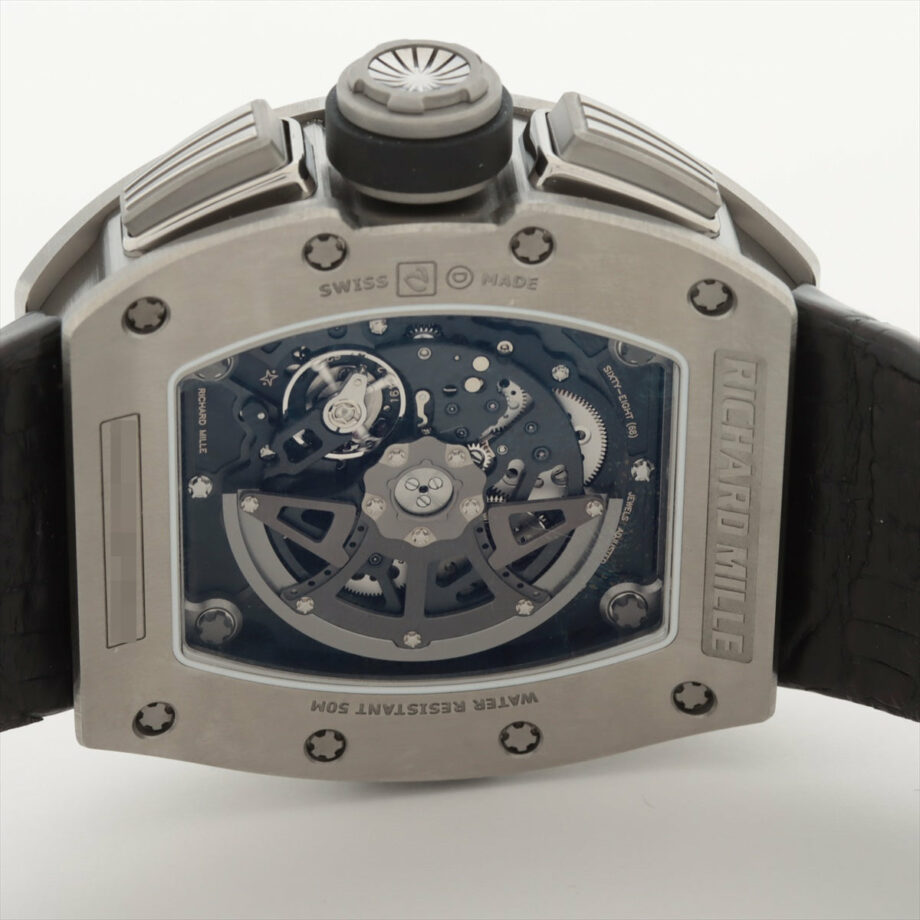 Richard Mille Automatic Flyback Chronograph Felipe Massa RM11-02 022 Ti & leather AT Skeleton dial