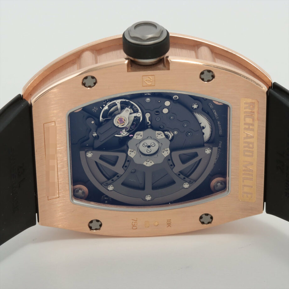 Richard Mille Automatic RM005RG 475 PG & rubber AT Skeleton dial No Extra Link