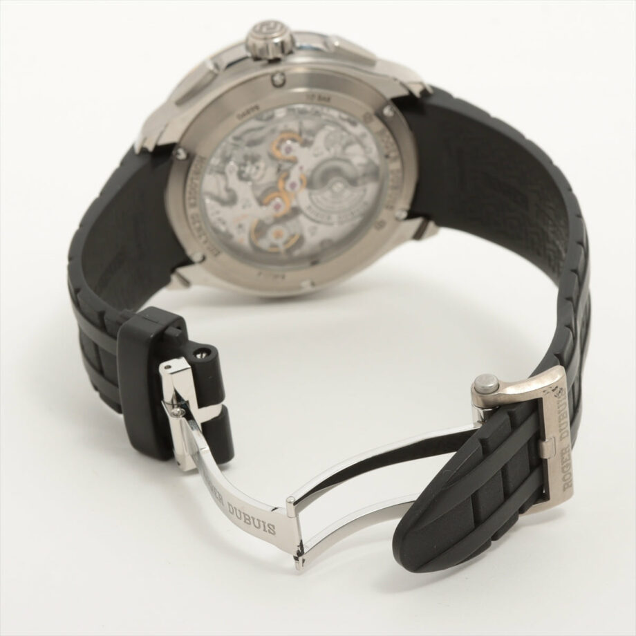 Roger Dubuis Parjon Chronograph F173F8 Ti & rubber AT Skeleton dial