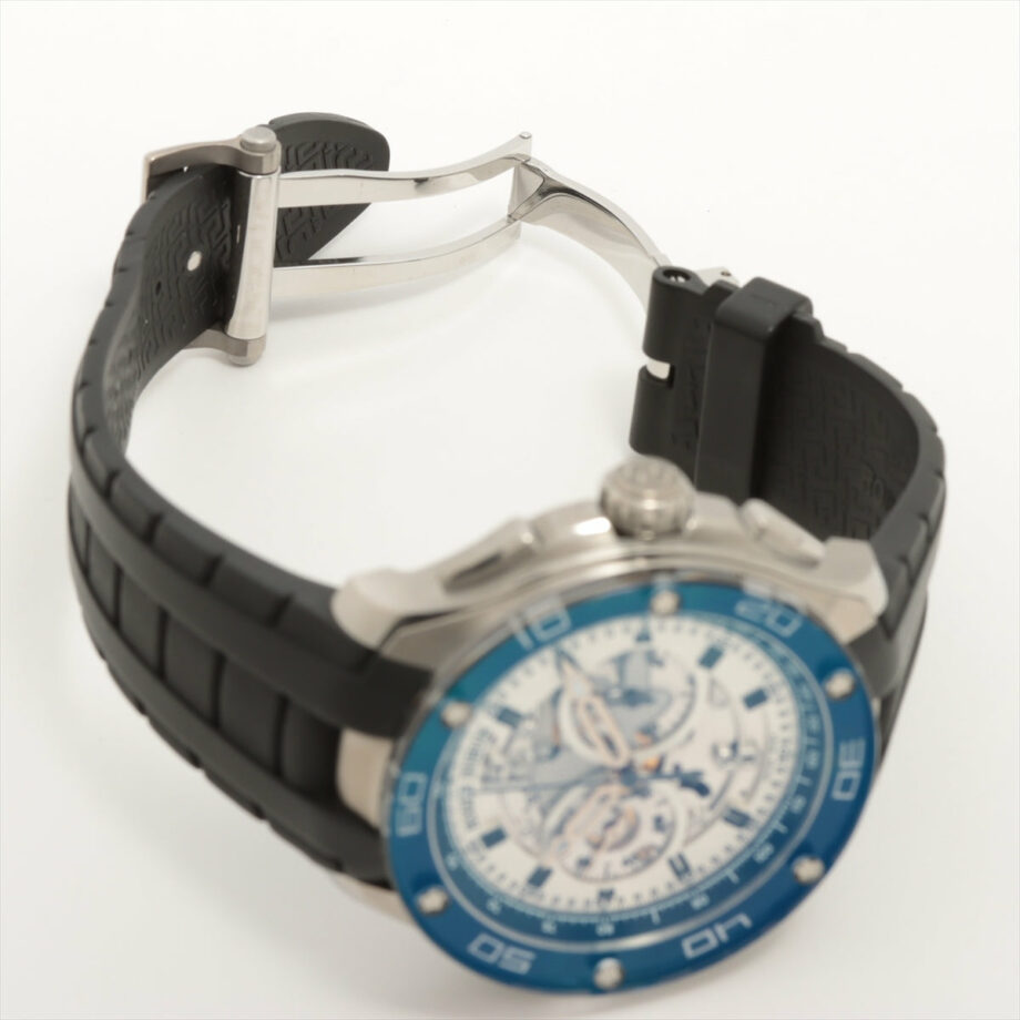 Roger Dubuis Parjon Chronograph F173F8 Ti & rubber AT Skeleton dial