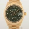 RolexDatejust8660K121YGATGreenflowerdial1