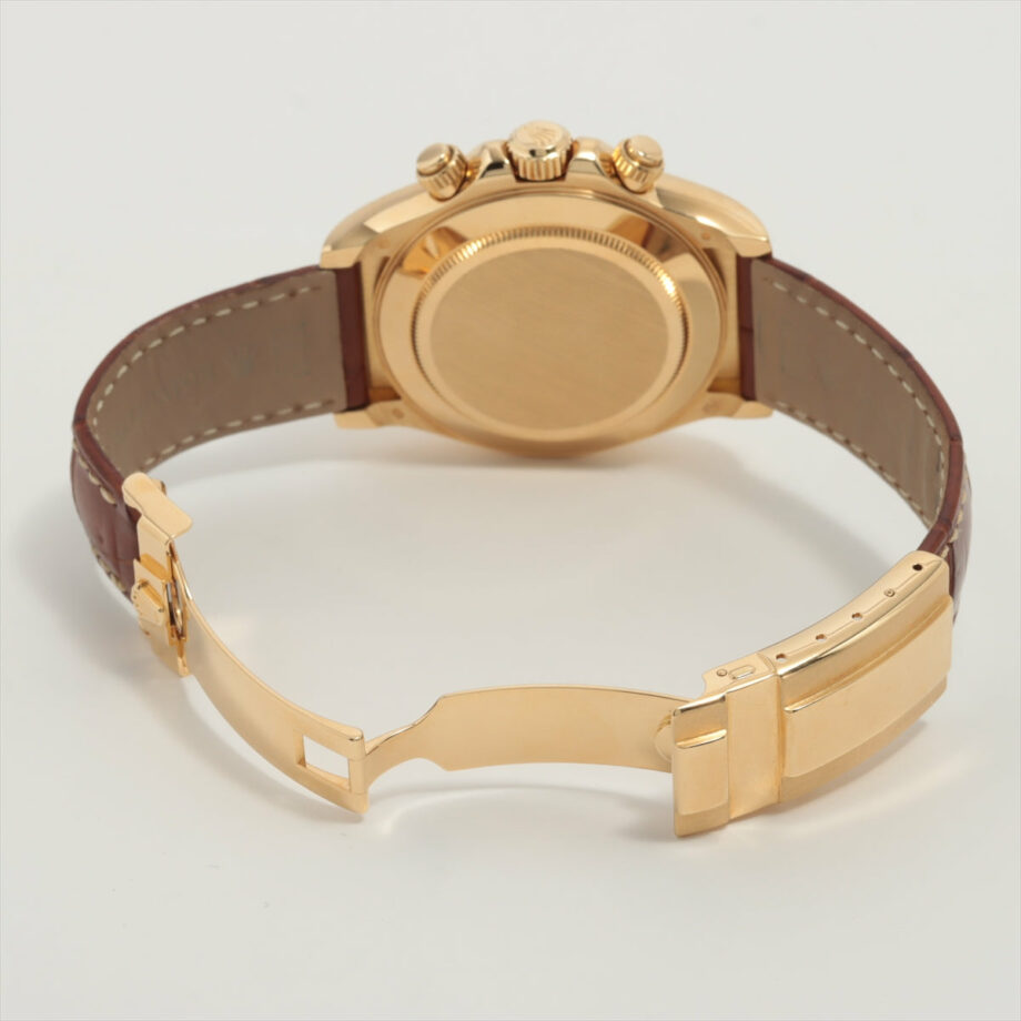 Rolex Daytona 116518 leather AT Ivory Face