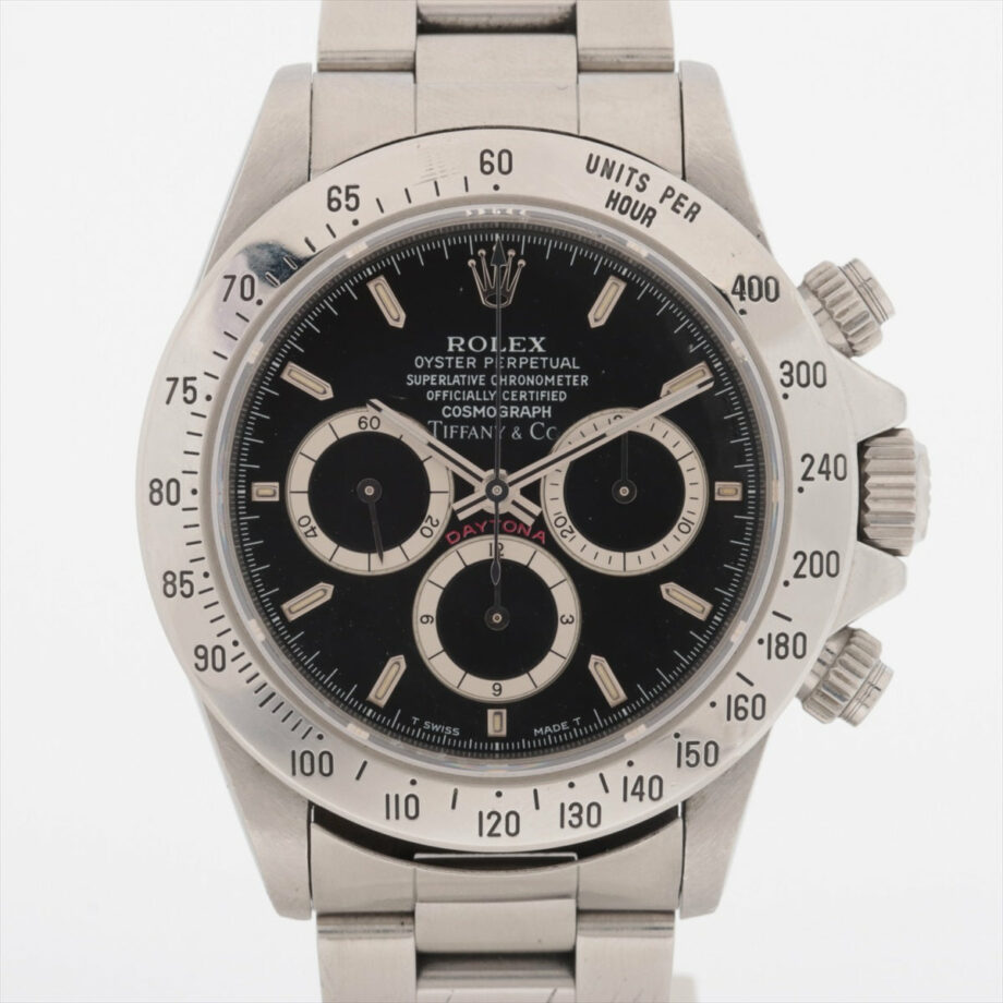 Rolex Daytona Black-Face present Tiffany watches