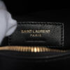 SaintLaurentParisChevronVinylLeatherChainshoulderbagBlack7