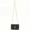 SaintLaurentParisClassicKateLeatherChainwalletBlack1