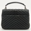 SaintLaurentParisCollegeLeather2wayhandbagBlack2