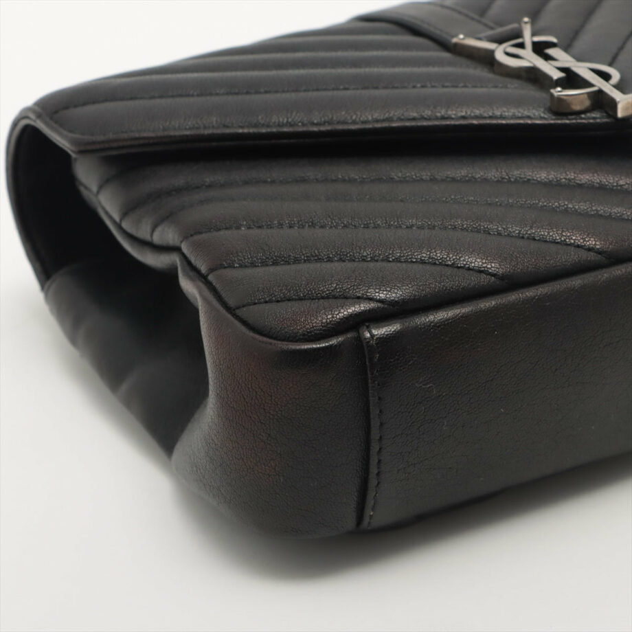 Saint Laurent Paris College Leather 2way handbag Black