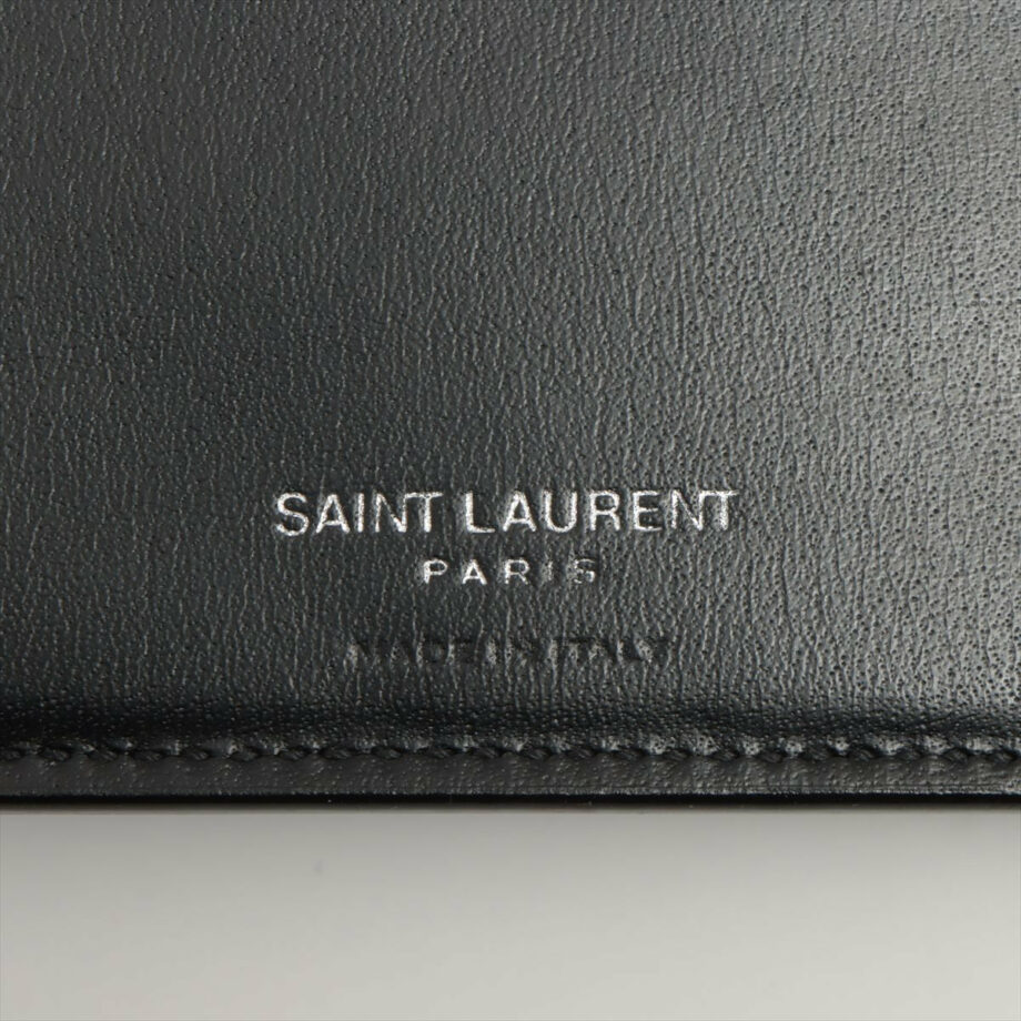 Saint Laurent Paris GBL610193 Leather Wallet Black