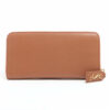 SaintLaurentParisINN414680LeatherRound-Zip-WalletBrown2